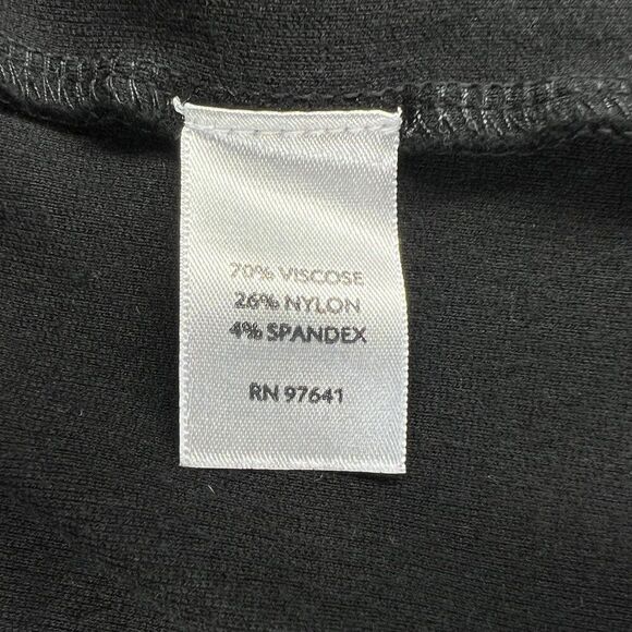 J. Jill Women's Size Medium Black Ponte Shift Dress - Picture 9 of 10